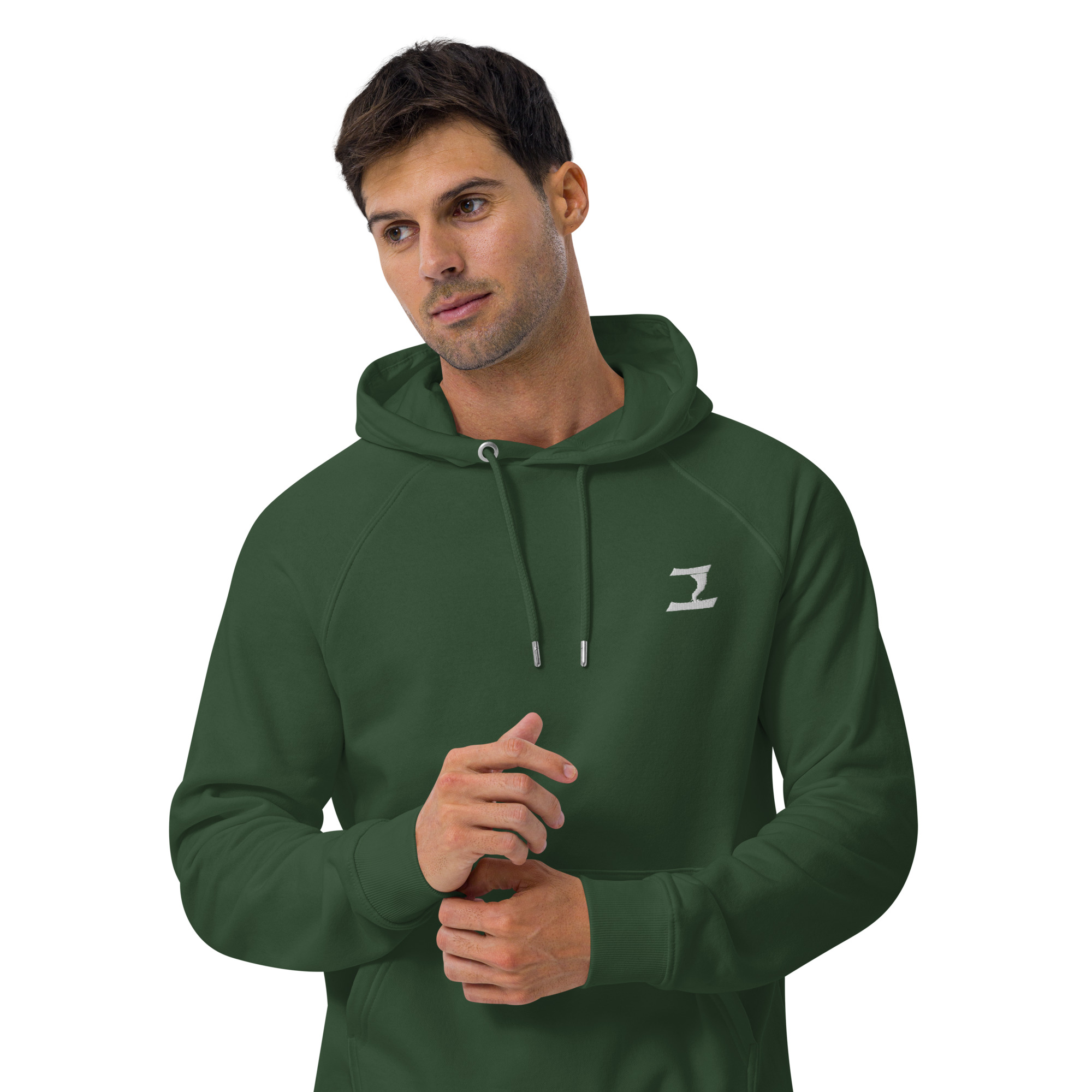 unisex-eco-raglan-hoodie-bottle-green-front-3-631695eb0822f.jpg