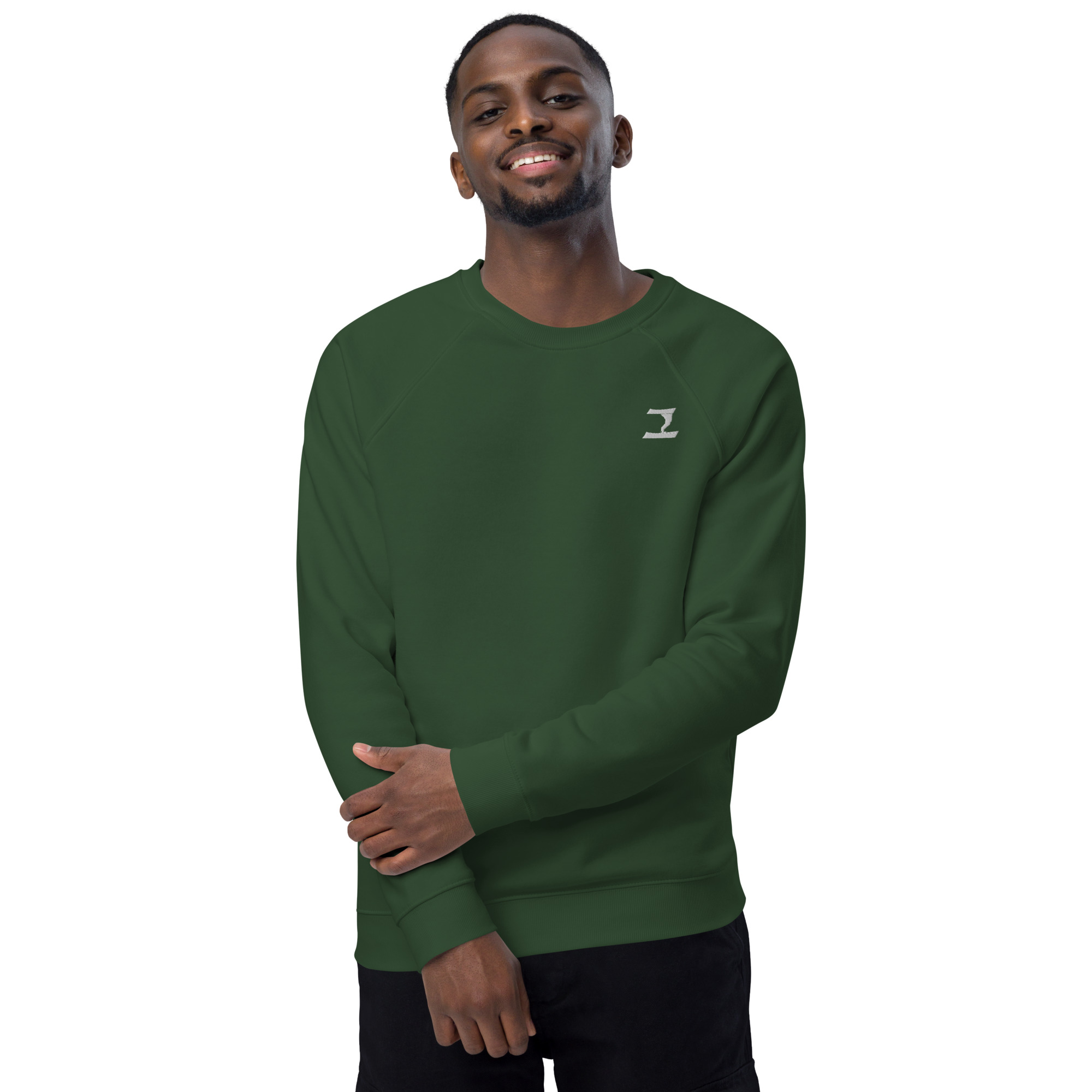 unisex-organic-raglan-sweatshirt-bottle-green-front-2-6334e2624c53d.jpg